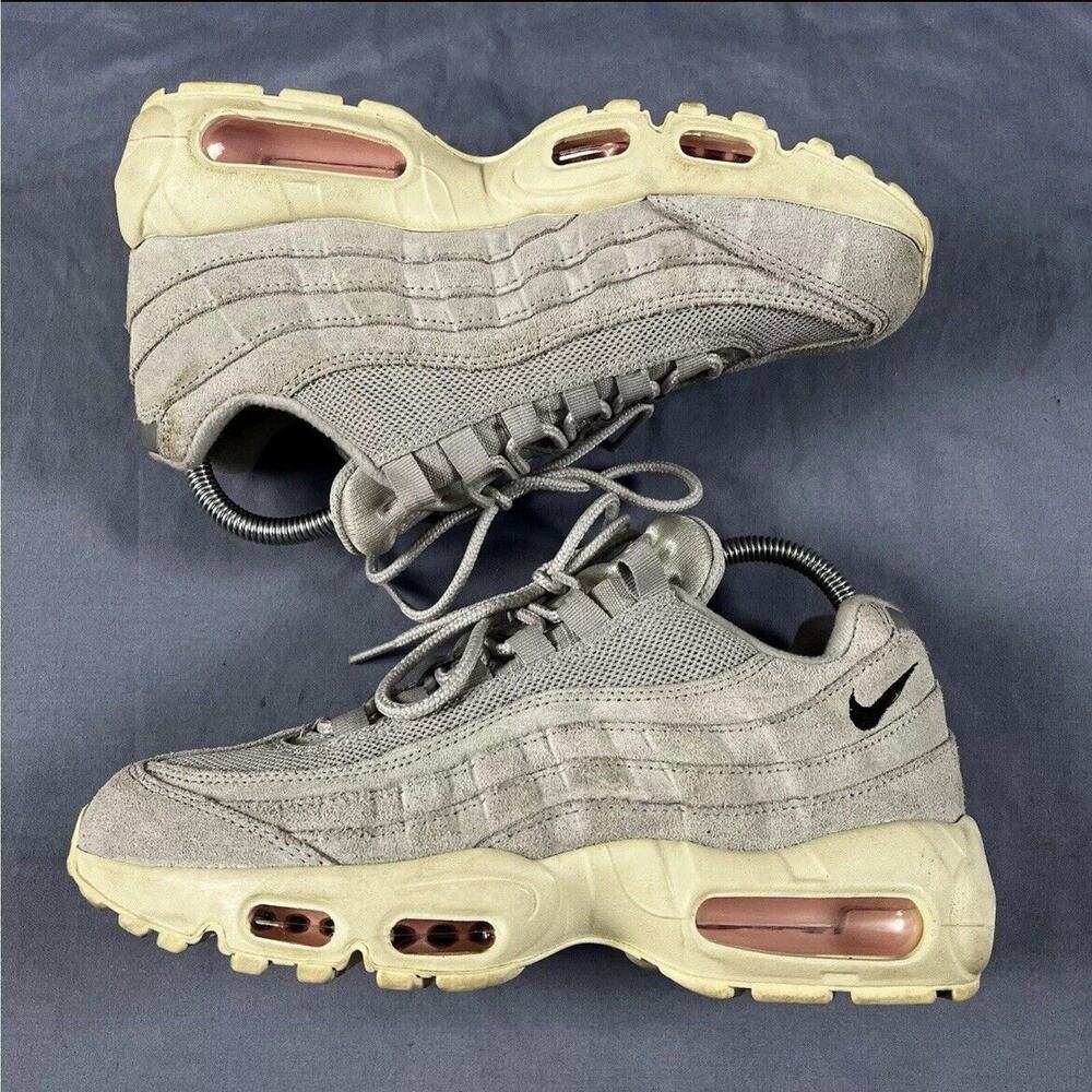 Nike Air Max 95 Fog Youth Size 6 Gray Running Shoes Fitness Sneakers DX2670-001